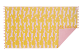 Leaping Leopard Beach Towel