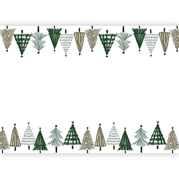 Paper Table Runner – Trees