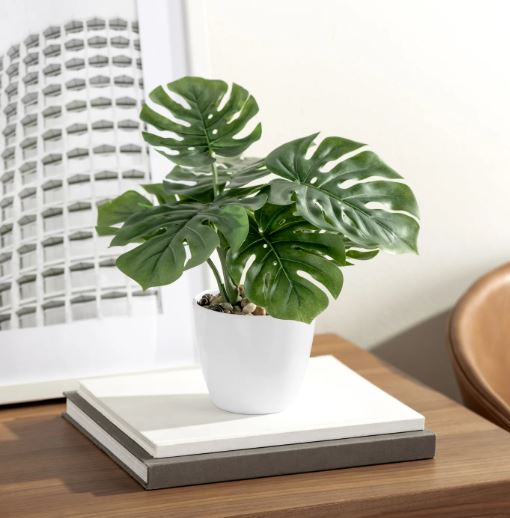 Villa Faux Monstera Potted Plant