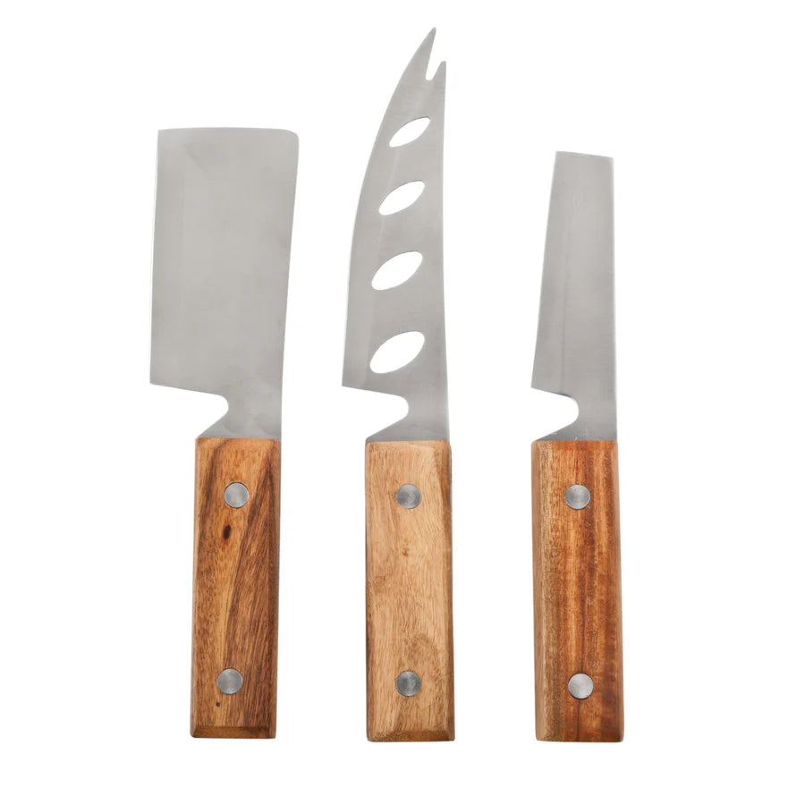 Rustic Cheese Knives – Set of 3