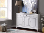 White Aubrey Credenza