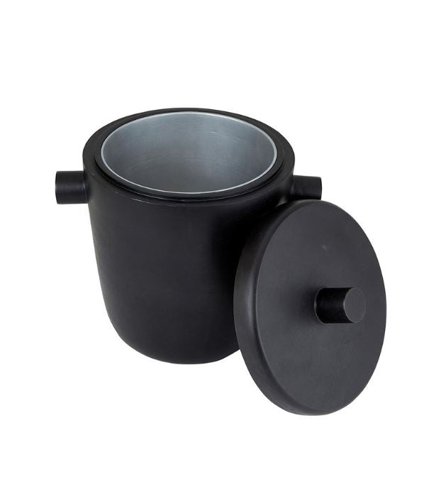 Black Wood Ice Bucket