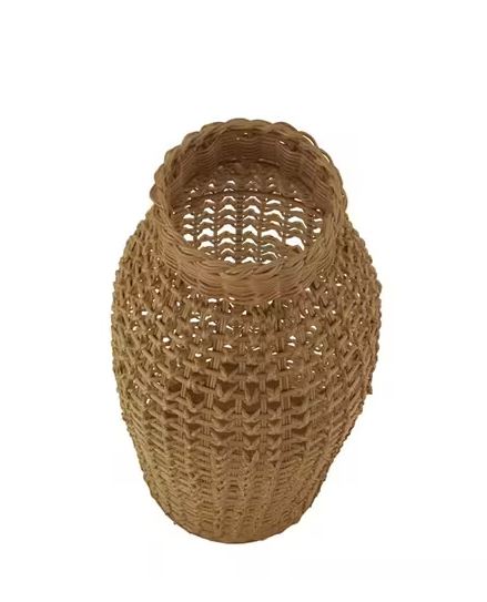 Woven Rattan Vase
