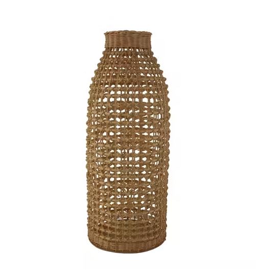 Woven Rattan Vase