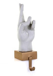 Fingers Crossed Stocking Holder