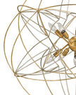 Zenda Gold Orb Chandelier